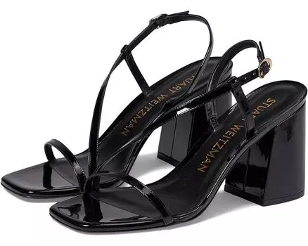 Сандалии Stuart Weitzman Soiree 85 Block, черный