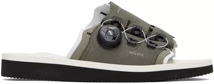 Сандалии Suicoke серо-белые LETA-ab