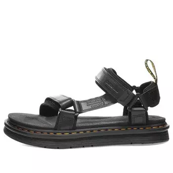 Сандалии suicoke x depa leather strap sandals 'black' Dr. Martens, черный