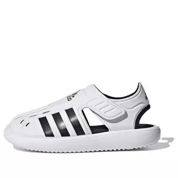 Сандалии summer closed toe water sandal 'white black' Adidas, белый