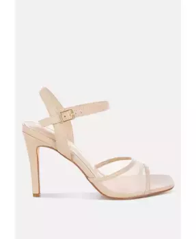 Сандалии Sunisa с квадратным носком на шпильке London Rag, коричневый/бежевый