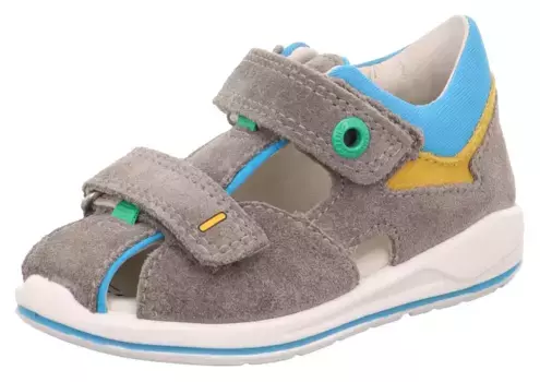 Сандалии Superfit "BOOMERANG WMS: средний", летняя обувь, обувь на липучке, обувь для улицы, с застежками-липучками, цвет Grau-Trkis