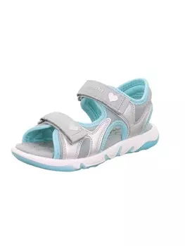 Сандалии superfit, цвет hellgrau/hellgrn