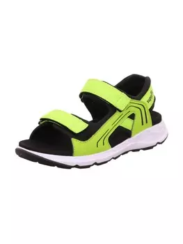 Сандалии superfit, цвет hellgrn/schwarz