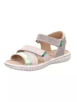Сандалии superfit, цвет wei/hellgrn
