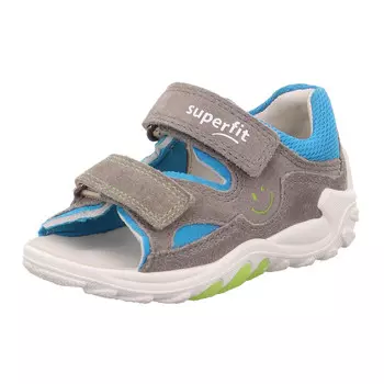 Сандалии superfit Lauflern FLOW, цвет Grau/Trkis