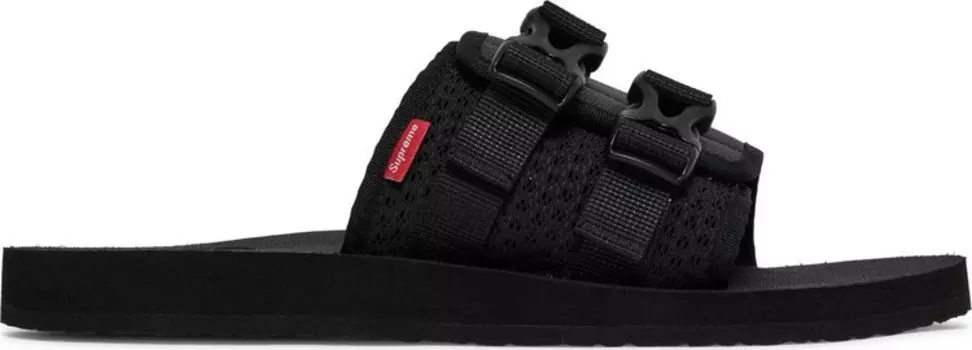 Сандалии Supreme x Trekking Sandal Black White, черный