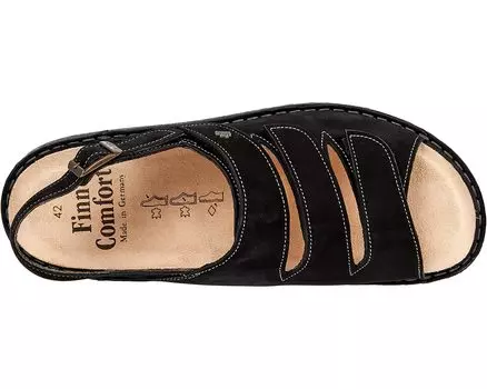 Сандалии Sylt - 82509 Finn Comfort, шварц нубук