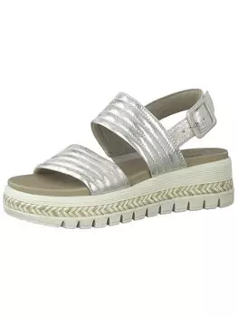 Сандалии Tamaris Strap Sandals, серебряный