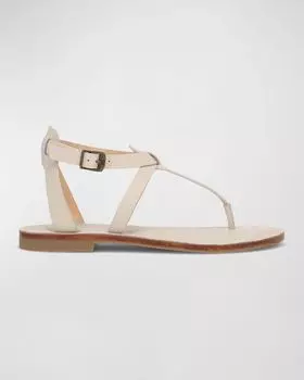 Сандалии Taylor из телячьей кожи с ремешками Frye, цвет Ivory