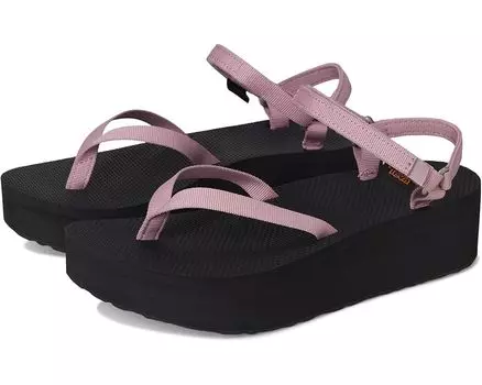 Сандалии Teva Flatform Sandal Slim, цвет Lilas/Black