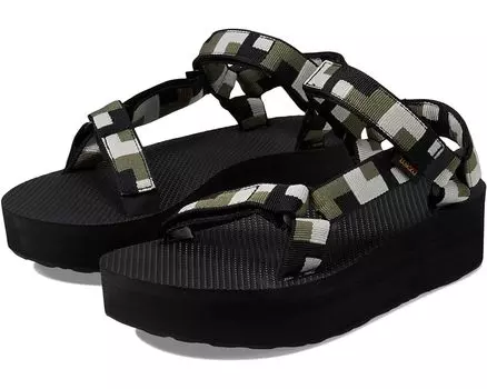 Сандалии Teva Flatform Universal, цвет Retro Shapes Black