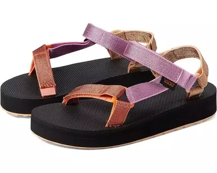 Сандалии Teva Midform Universal Metallic, цвет Pink Metallic Multi