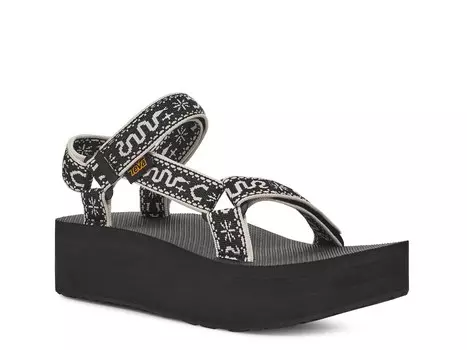 Сандалии Teva Universal на платформе, серый