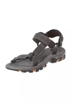 Сандалии текстильные, липучки moorhead, цвет Schwarz Dunkelgrau