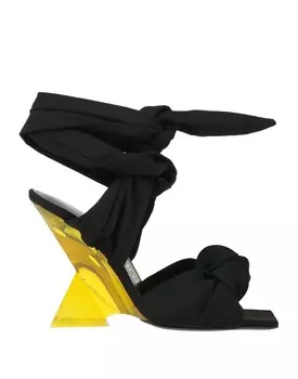 Сандалии The Attico, черный