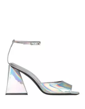Сандалии The Attico, серебро