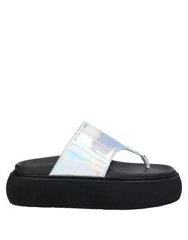 Сандалии The Attico, серебро