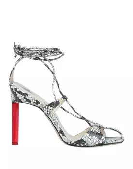 Сандалии The Attico, слоновая кость