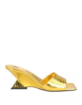 Сандалии The Attico, золото
