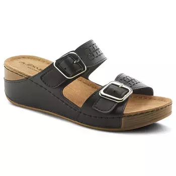 Сандалии Thrume с клиновидной стелькой Flexus, черный