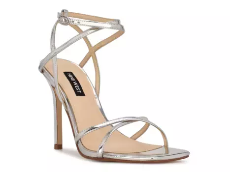Сандалии Tidle Sandal Nine West, серебряный/металлик