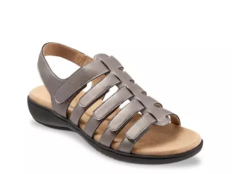 Сандалии Tiki Trotters, оловянный металлик