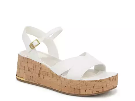 Сандалии Tilden Wedge Franco Sarto, White/Beige