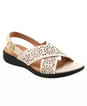 Сандалии Tillman Sling Perf SoftWalk, коричневый/бежевый