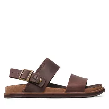 Сандалии Timberland Amalfi Vibes 2Band Sandal TB0A419HV131 Dk Brown Full Grain, коричневый