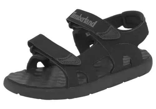 Сандалии Timberland "Perkins Row 2 STRAP SANDAL", с застежкой-липучкой, черный