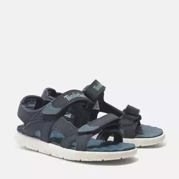 Сандалии Timberland "Perkins Row 2 STRAP SANDAL", с застежкой-липучкой, синий