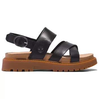 Сандалии Timberland Women's Clairemont Way Cross Strap Sandal, цвет Black Full Grain