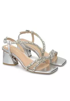 Сандалии Tiras Pedrera Alma en Pena, серебро