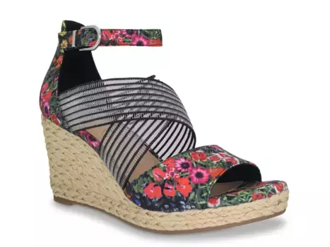 Сандалии Tizane Espadrille Wedge Sandal Impo, черный
