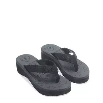 Сандалии Tizzy компенсируют женщинам в черном Rocket Dog, черный