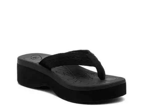 Сандалии Tizzy Wedge Sandal Rocket Dog, черный