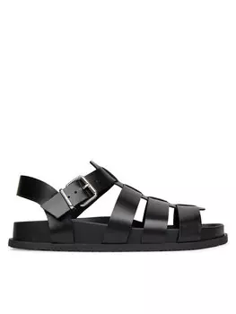 Сандалии Tjw Fisherman Patent Sandal EN0EN02874 Tommy Jeans, черный