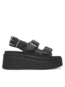 Сандалии Tjw Wedge Sandal EN0EN02774 Tommy Jeans, черный