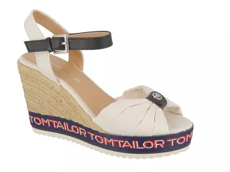 Сандалии Tom Tailor Keilsandaletten, белый