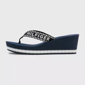 Сандалии Tommy Hilfiger Wedge, темно-синий