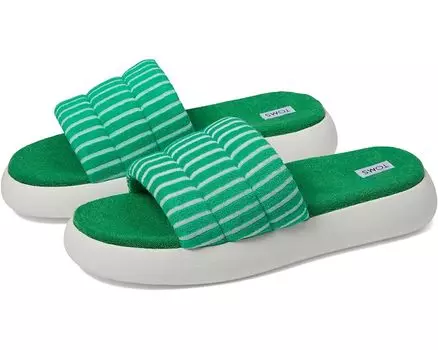 Сандалии TOMS Alpargata Mallow Slide, цвет Fern