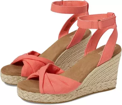 Сандалии TOMS Marisela, цвет Shell Pink Woven