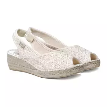 Сандалии Toni Pons Blanca-AD esparto wedge, белый