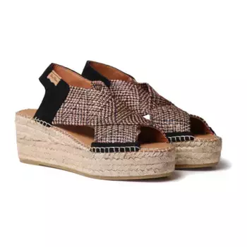 Сандалии Toni Pons Masai esparto wedge, коричневый