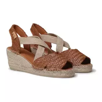 Сандалии Toni Pons Salina esparto wedge, коричневый