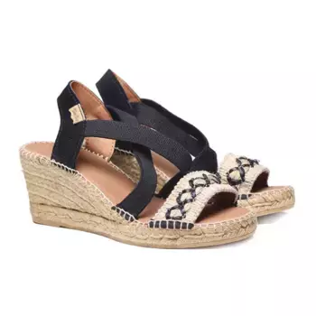 Сандалии Toni Pons Susa-BN esparto wedge, черный