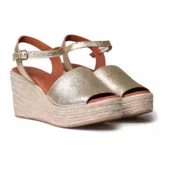 Сандалии Toni Pons Tamara esparto wedge, золотой