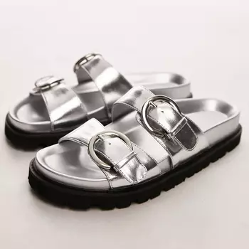 Сандалии Topshop Jaden, серебристый