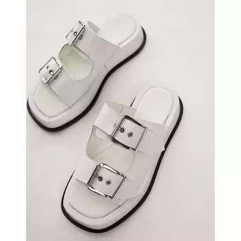 Сандалии Topshop Katie Leather Chunky, белый